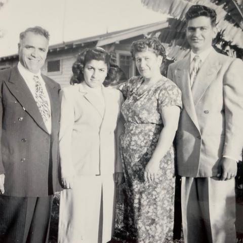 Chitjian family portrait, ca. 1950s