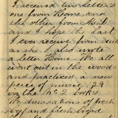 Charles H. Peterson diary entry, August 7, 1863