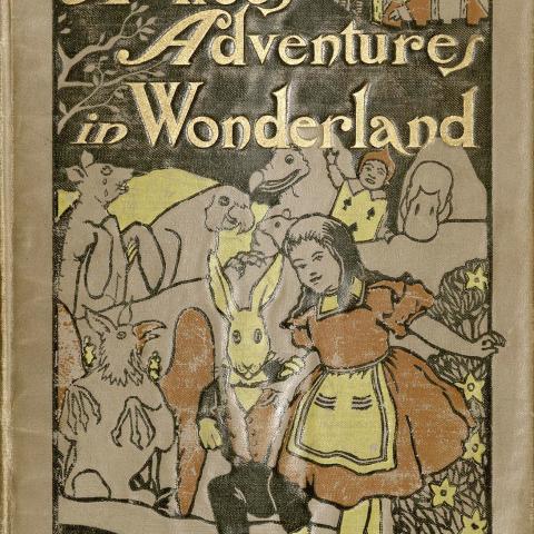 Cover,  Alice's Adventures in Wonderland, 1904