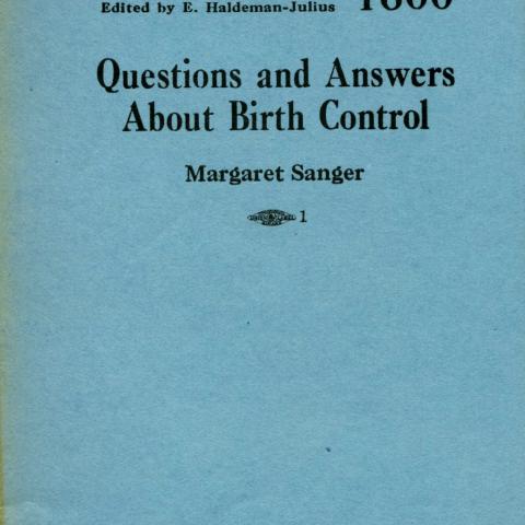 Questions and Answers About Birth Control, 1931