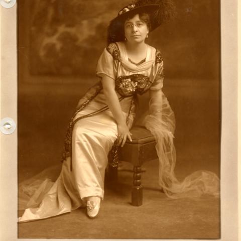 Mrs. L. C. Kimball Jr., First President of the Women's Club of Owensmouth, ca. 1914