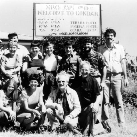 Photograph of Group in Gondar, Ethiopia, 1982