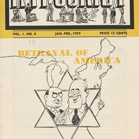 Cover, Hypocrisy. vol. 1. no. 6, January-February 1939