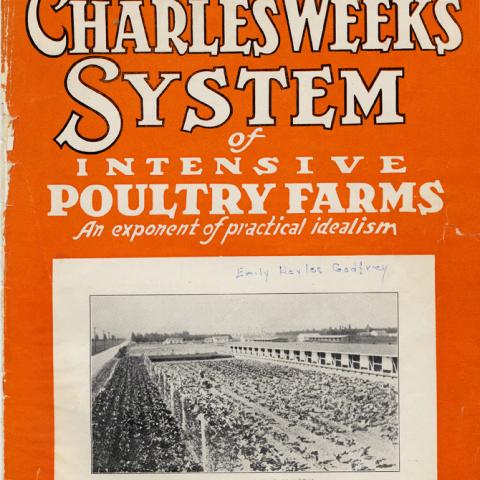 Cover, Charles Weeks System, September 1923