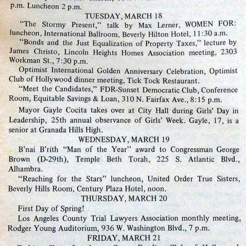 Canyon Crier, March 17, 1969