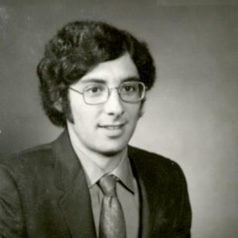 Faculty member, Dr. Daniel Kessner, 1972