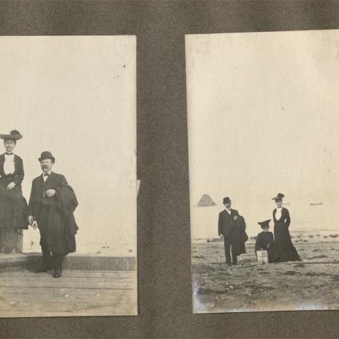 A Day at the Beach. Southern California Photograph Album, 1905