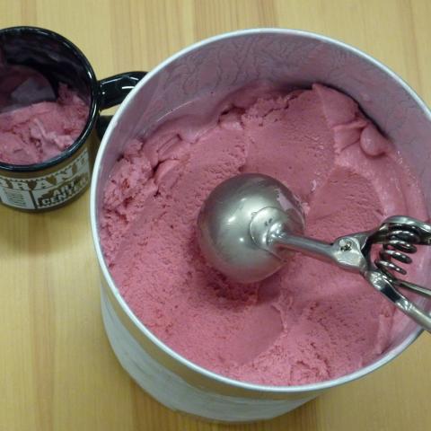 Cranberry milk sherbet, in Good Housekeeping's Book of Meals