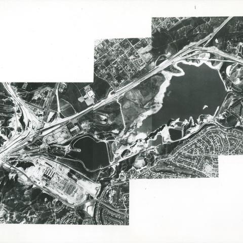 Aerial photograph of the Upper and Lower sections