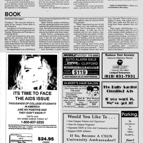 Daily Sundial, March 24, 1992