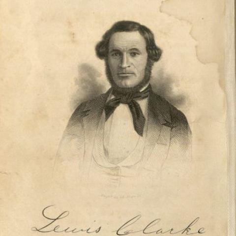 Frontispiece, Narratives of the Sufferings of Lewis and Milton Clarke, Sons of a Soldier of the Revolution