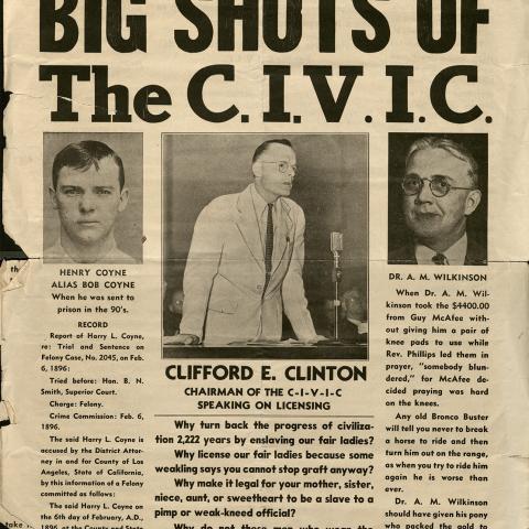 Big Shots of the C.I.V.I.C., in The Equalizer, September 1937