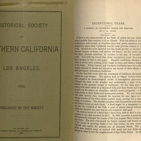 "Exceptional Years: A History of California Floods and Drought"