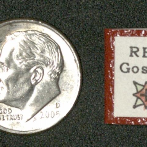 Cover, REM Gospel: Gospel According to Massmann, 1900z. PS3563 .A88 R45 1900z