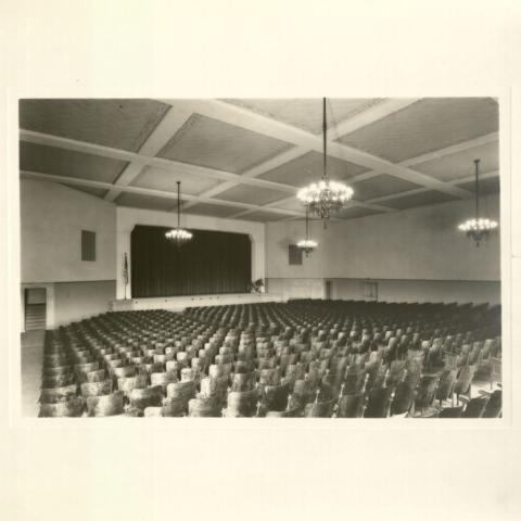 Auditorium of Audubon Middle School located in Leimert Park, ca. 1929