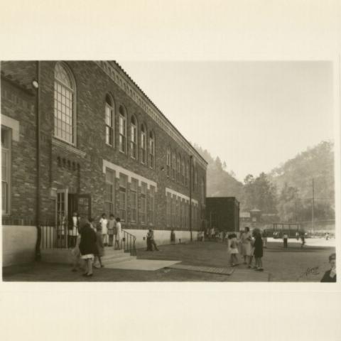 Playground Dorris Place Elementary School located in Elysian Valley near Elysian Park, ca. 1926