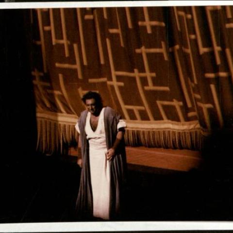 Plácido Domingo performing at the Metropolitan Opera, 1998 