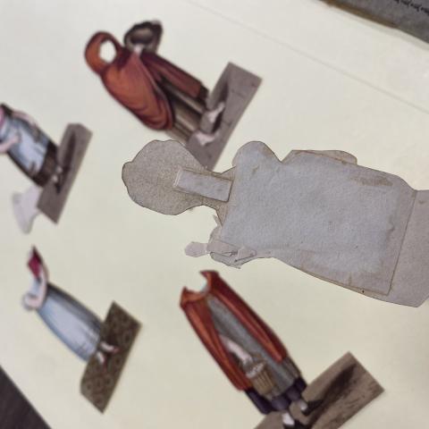 View of how the paper head fits into the bodies, The History of Little Fanny, GT737 .H57 1810