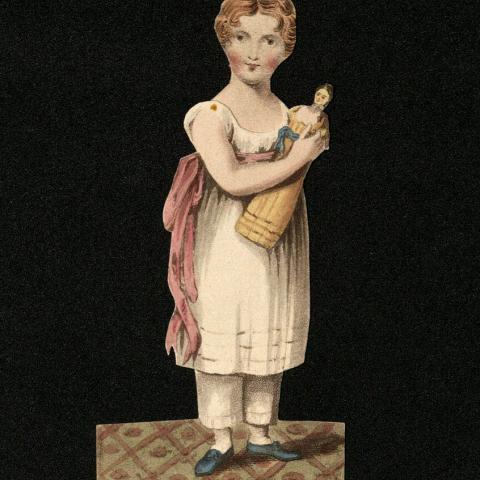 Paper doll 1 from The History of Little Fanny