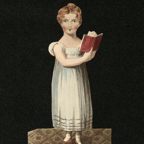 Paper doll 7 from The History of Little Fanny 