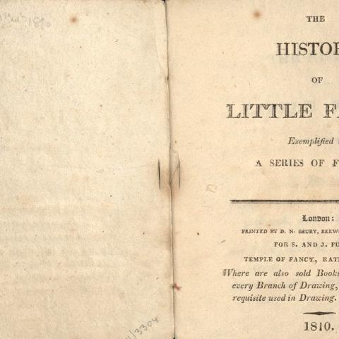 Title page of The History of Little Fanny