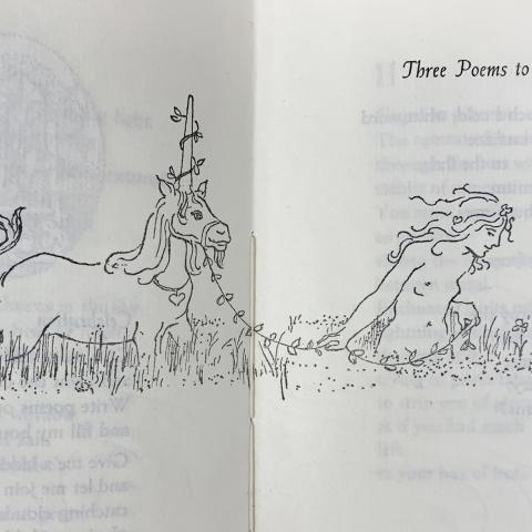 Illustration by Irving Block in Season of Green, 1979.