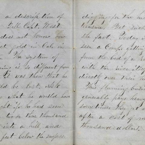 Thomas Lambert, California Gold Rush letter, 1855