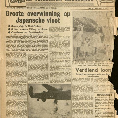 De Vliegende Hollander (the Flying Dutchman), no. 64, Friday, October 27, 1944