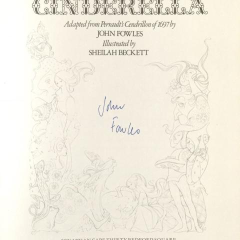 Inside cover, Cinderella, 1974