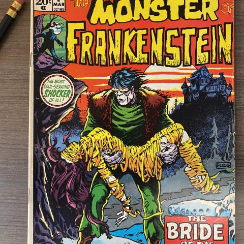 Cover of Marvel Comics Group: The Frankenstein Monster vol.1 no. 2, March 1973, P1 .F724