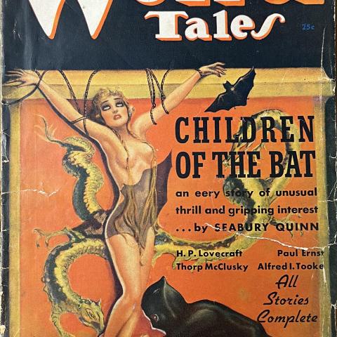 Cover of "Weird Tales," January 1937 issue. PN 3435 W53 