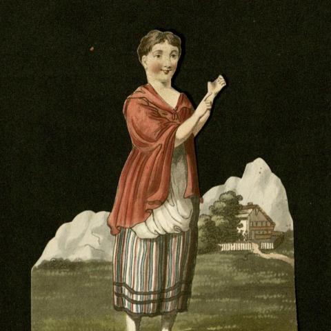 "Lauretta assumes a Gypsey Character" 
