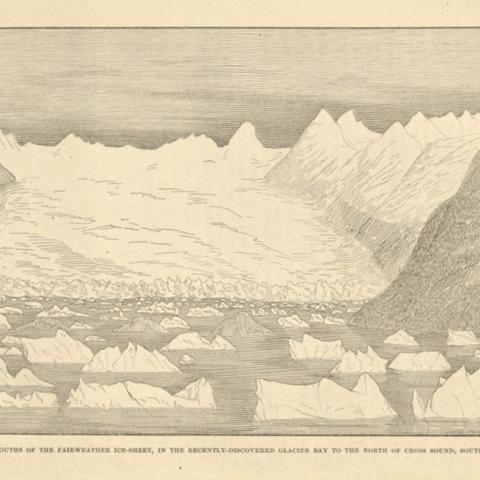 Recently discovered Glacier Bay. One of the mouths of the Fairweather Ice-sheet. F908 .U65 1884