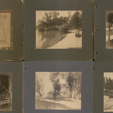Pages from Glimpses of Our Parks: Los Angeles, ca.1899