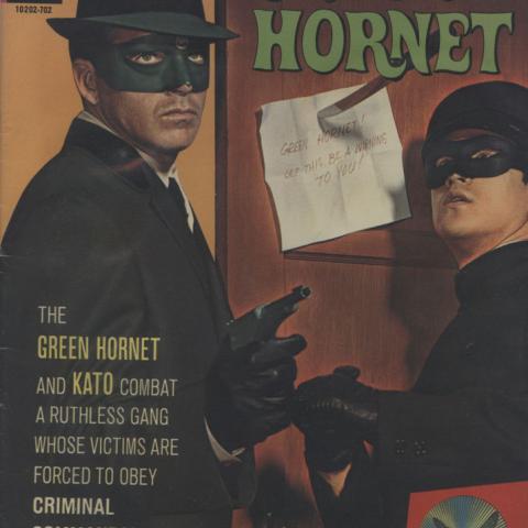 Cover of The Green Hornet comic book, 1966
