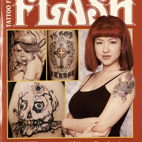 Cover, December 1996 issue of Tattoo Flash magazine