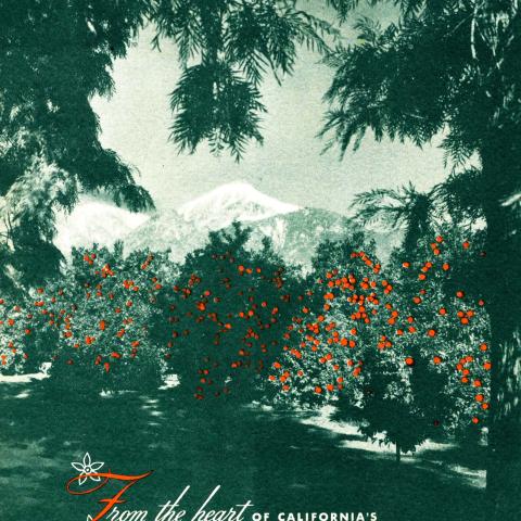 Bireley's promotional brochure front cover, 1942