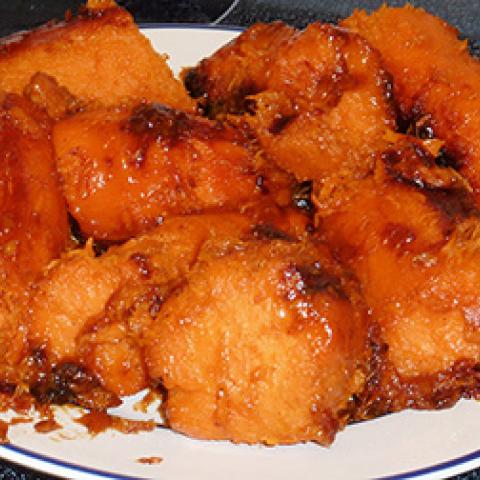 Honeyed Sweet Potatoes. From For men only; a cook book, TX652 .A23 1937