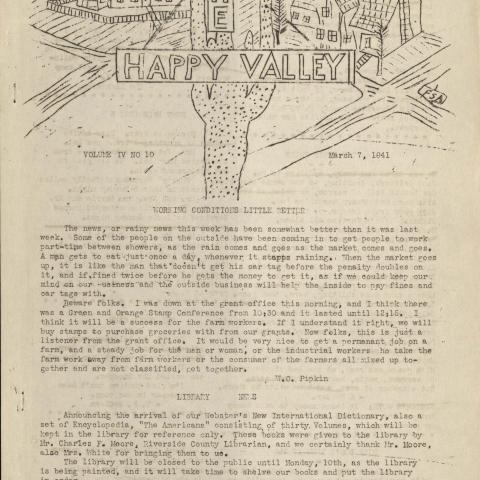 The Happy Valley, March 7, 1941
