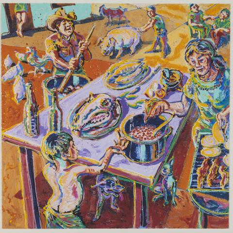 Wayne Healy, "Una Tarde en Meoqui (An Afternoon in Meoqui)," Giclée print, 2004