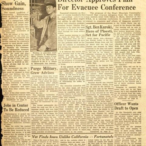 Heart Mountain Sentinel, January 8, 1944