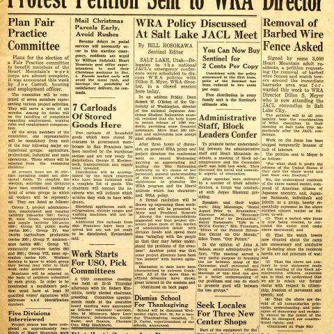 Heart Mountain Sentinel, November 21, 1942