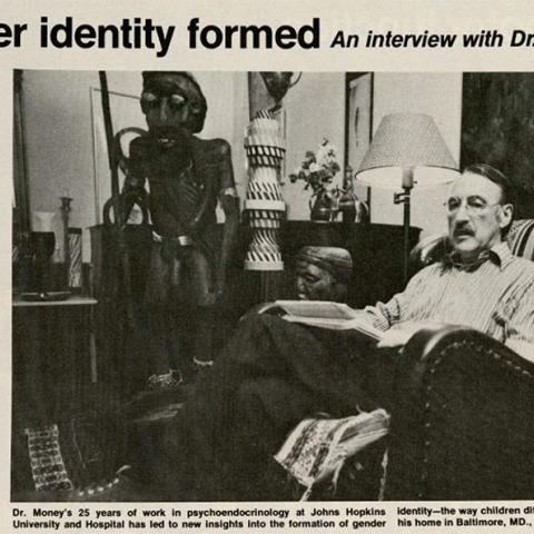 Clipping from article in Psychology Today, May 1988