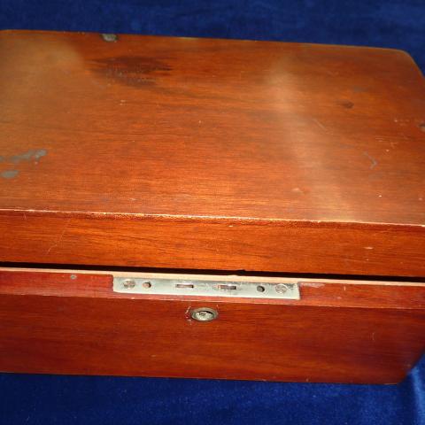 Humidor belonging to the Booth family.