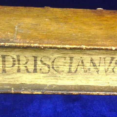 Valerii Maximi factorum ac dictorum memorabilium. Titles or abbreviations of a book’s contents were often written on the fore-edge of the book (by the owner) rather than on the spine. PA 6791.V6 1487
