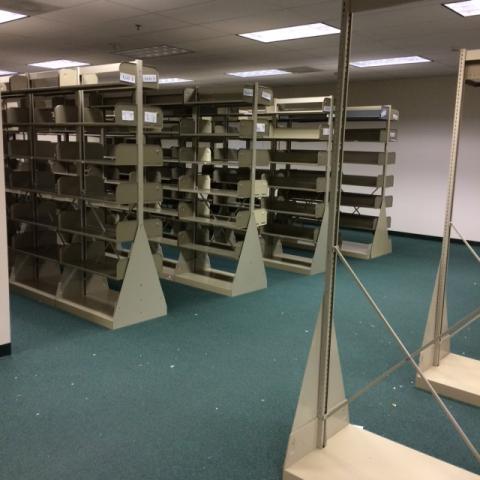 Old closed stacks area. 