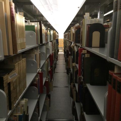 New environmentally controlled closed stacks area.