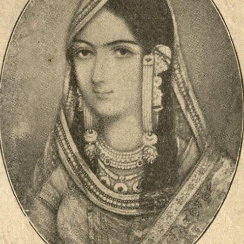 Newspaper clipping: The Lady of the Taj