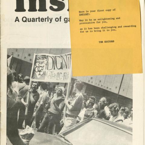 Cover of Insight, Fall 1976 issue