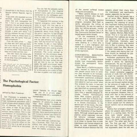 Pages 4-5 of Insight, Winter 1977 issue